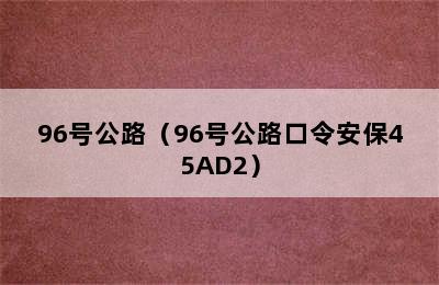 96号公路（96号公路口令安保45AD2）