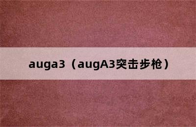 auga3（augA3突击步枪）