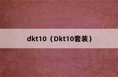 dkt10（Dkt10套装）