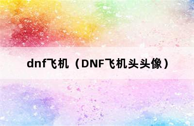 dnf飞机（DNF飞机头头像）