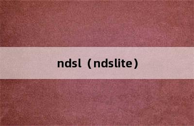 ndsl（ndslite）