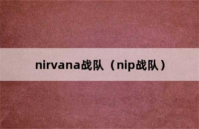 nirvana战队（nip战队）