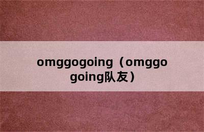 omggogoing（omggogoing队友）