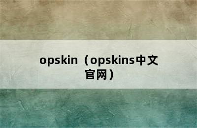 opskin（opskins中文官网）