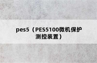 pes5（PES5100微机保护测控装置）