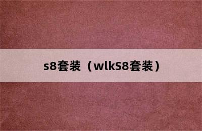 s8套装（wlkS8套装）