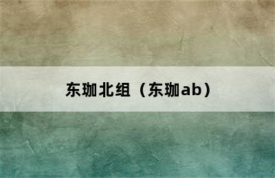 东珈北组（东珈ab）