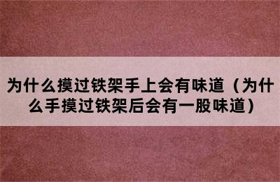 为什么摸过铁架手上会有味道（为什么手摸过铁架后会有一股味道）