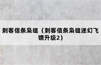 刺客信条枭雄（刺客信条枭雄迷幻飞镖升级2）