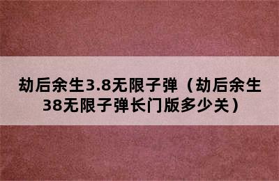 劫后余生3.8无限子弹（劫后余生38无限子弹长门版多少关）