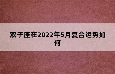 双子座在2022年5月复合运势如何