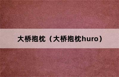 大桥抱枕（大桥抱枕huro）