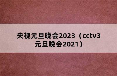 央视元旦晚会2023（cctv3元旦晚会2021）