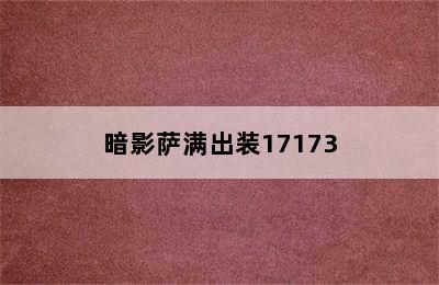 暗影萨满出装17173