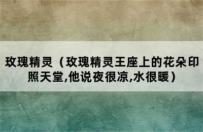 玫瑰精灵（玫瑰精灵王座上的花朵印照天堂,他说夜很凉,水很暖）