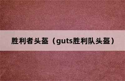 胜利者头盔（guts胜利队头盔）