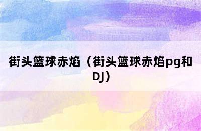 街头篮球赤焰（街头篮球赤焰pg和DJ）