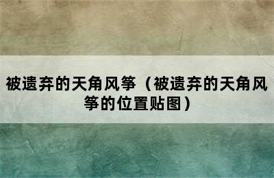 被遗弃的天角风筝（被遗弃的天角风筝的位置贴图）