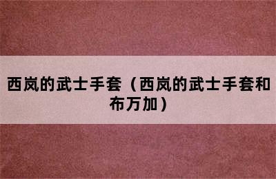 西岚的武士手套（西岚的武士手套和布万加）