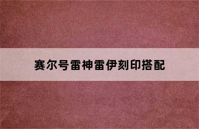 赛尔号雷神雷伊刻印搭配