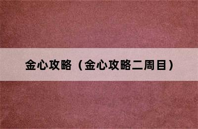 金心攻略（金心攻略二周目）