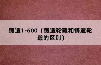 锻造1-600（锻造轮毂和铸造轮毂的区别）