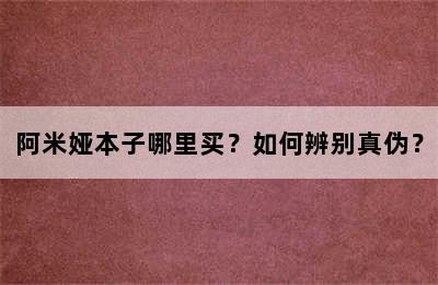 阿米娅本子哪里买？如何辨别真伪？