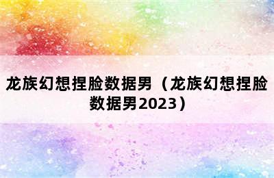 龙族幻想捏脸数据男（龙族幻想捏脸数据男2023）