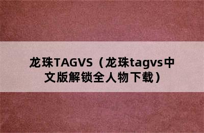 龙珠TAGVS（龙珠tagvs中文版解锁全人物下载）